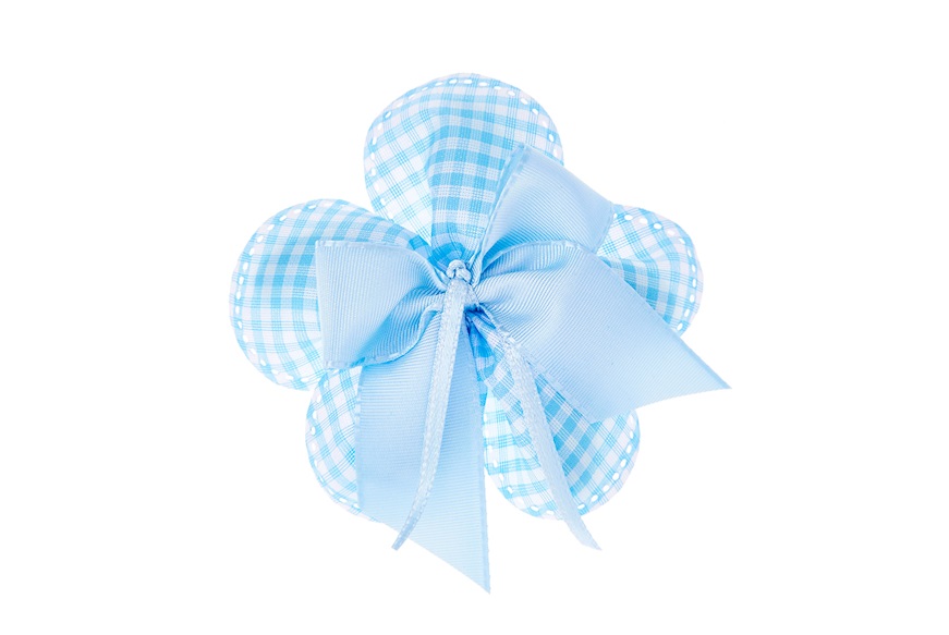 Sugared Almonds Petals squared blue with blue bow Selezione Zanolli