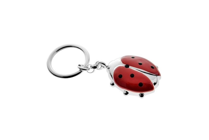 Keychain Ladybug silver Selezione Zanolli