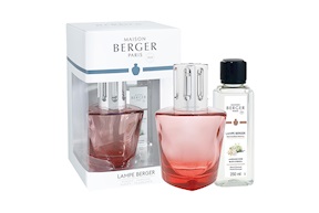 Gift pack lamp Terra Rouge with 250 ml perfume Angelique Noir Maison Berger Paris