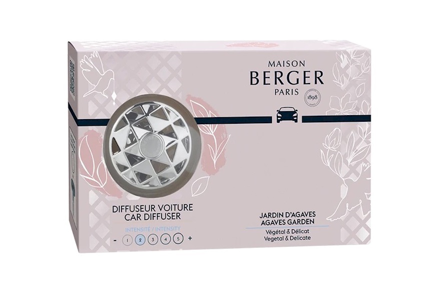 Maison Berger Paris Diffusore auto Joy con fragranza Jardin d'Agave