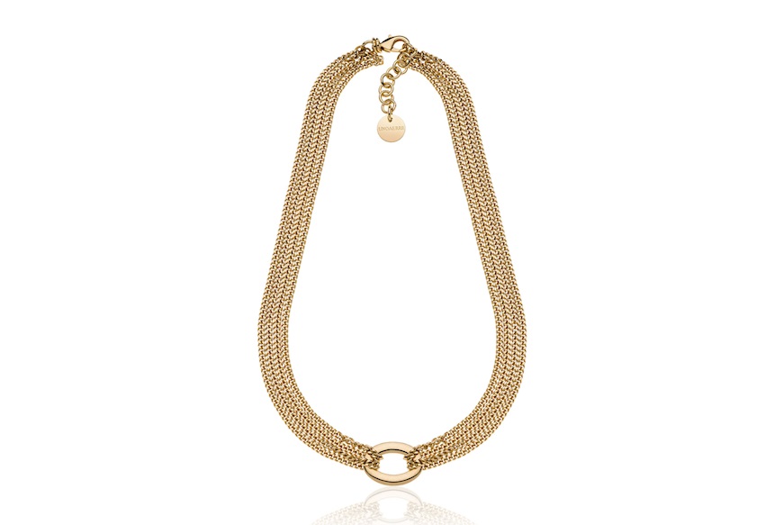 Necklace Infinity in gilded bronze Unoaerre