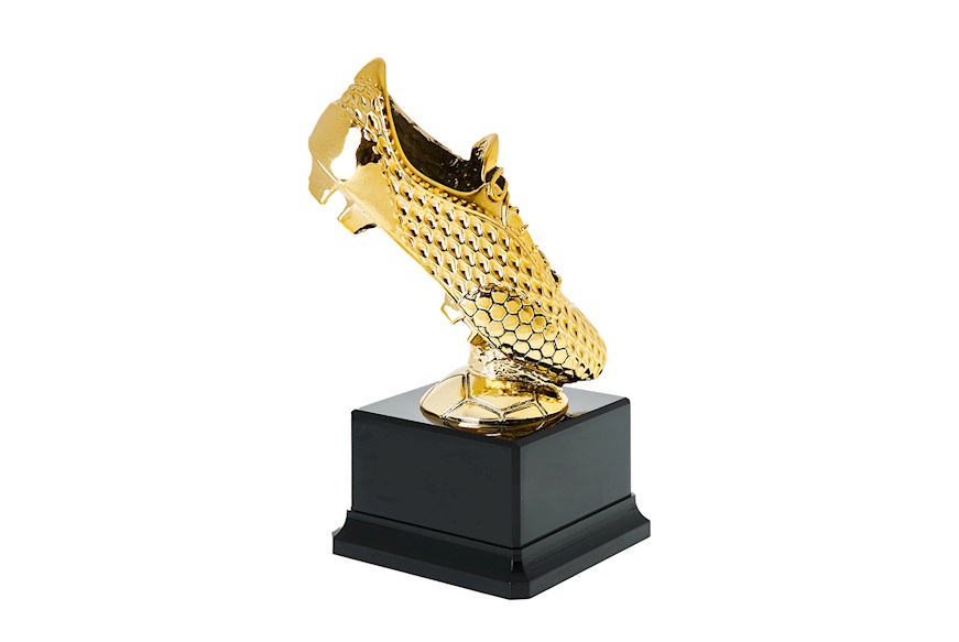 Trofeo Scarpa di Calcio in resina dorata Selezione Zanolli