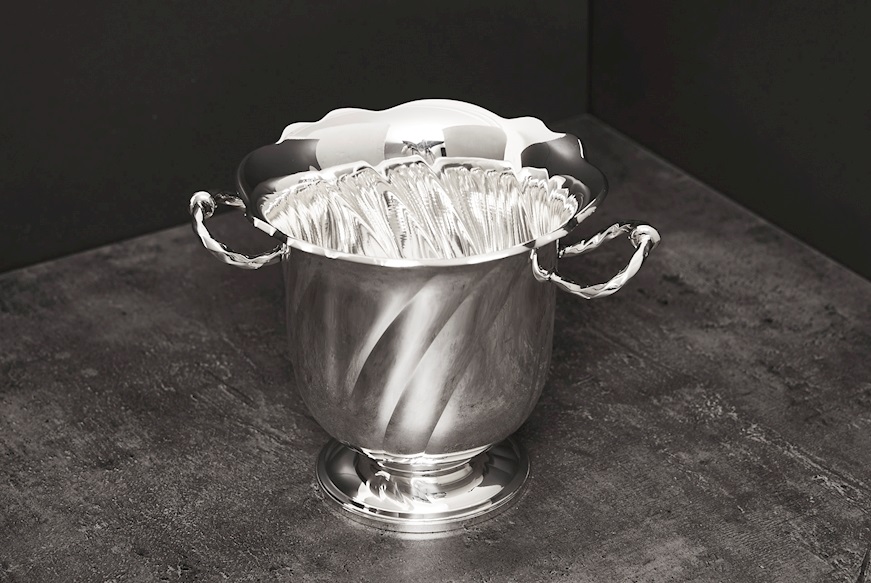 Secchio Ghiaccio argento in stile Settecento Selezione Zanolli