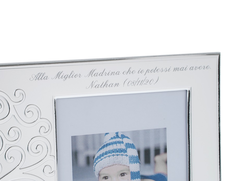 Picture frame Tree of Life pvd Silver light blue Selezione Zanolli