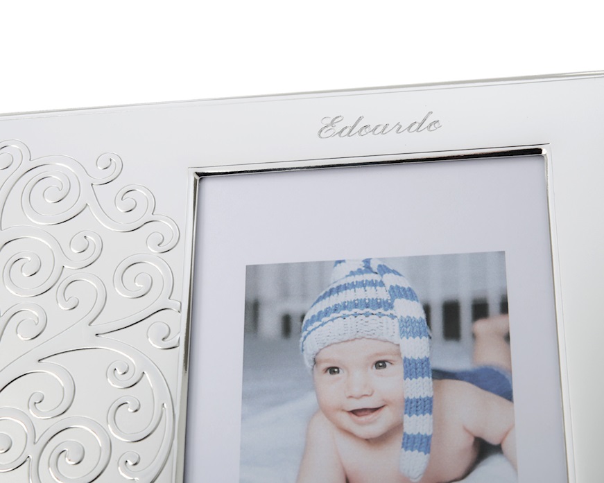 Picture frame Tree of Life pvd Silver light blue Selezione Zanolli