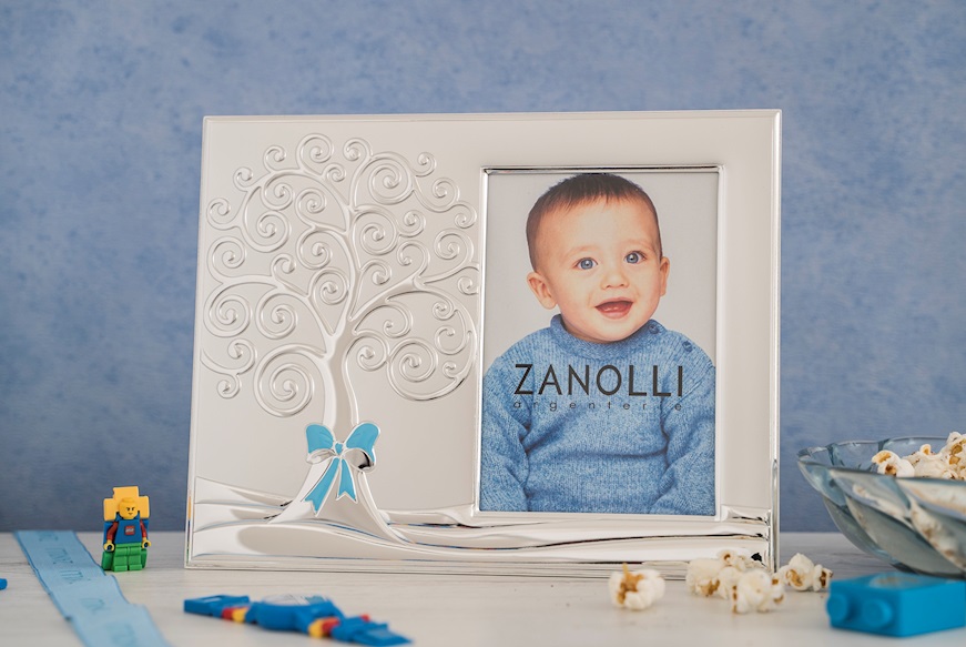 Picture frame Tree of Life light blue Selezione Zanolli