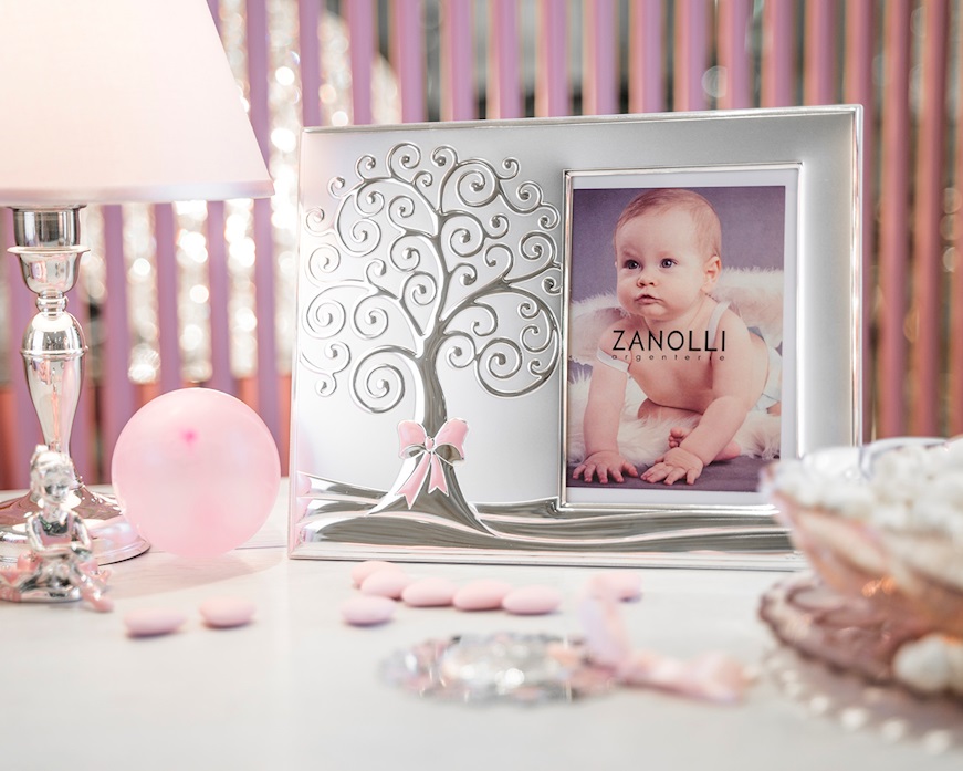 Picture frame Tree of Life pvd Silver pink Selezione Zanolli