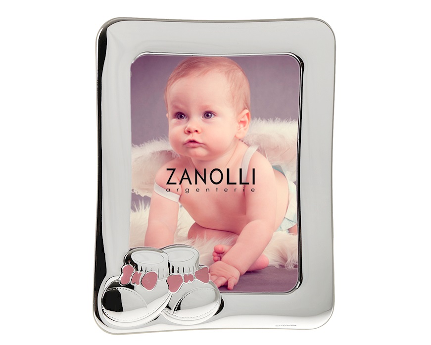 Cornice argento pvd scarpine rosa Selezione Zanolli