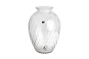 Vase Polaris Murano glass steel Carlo Moretti