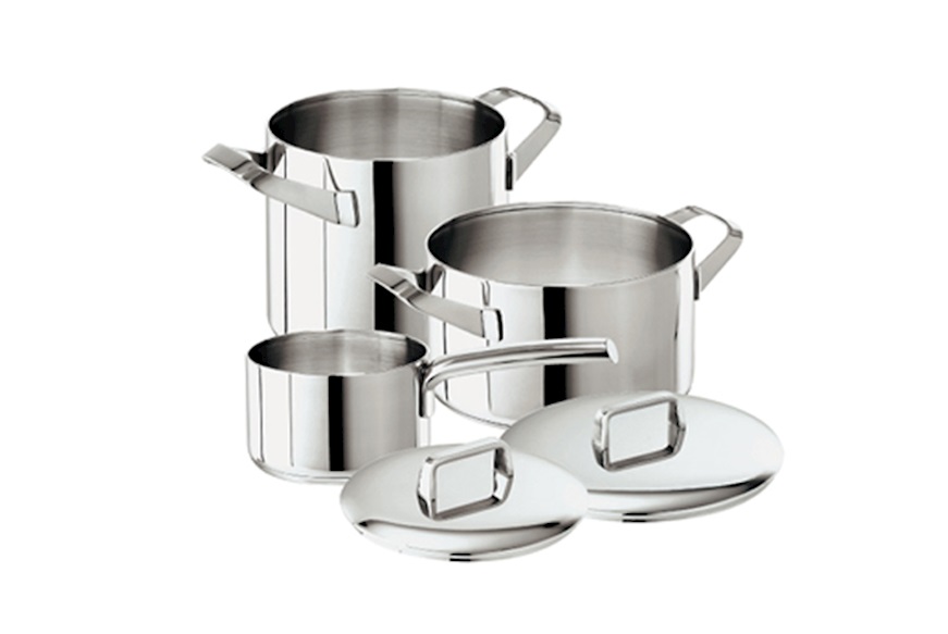 Stock pot Menu steel with two handles Sambonet