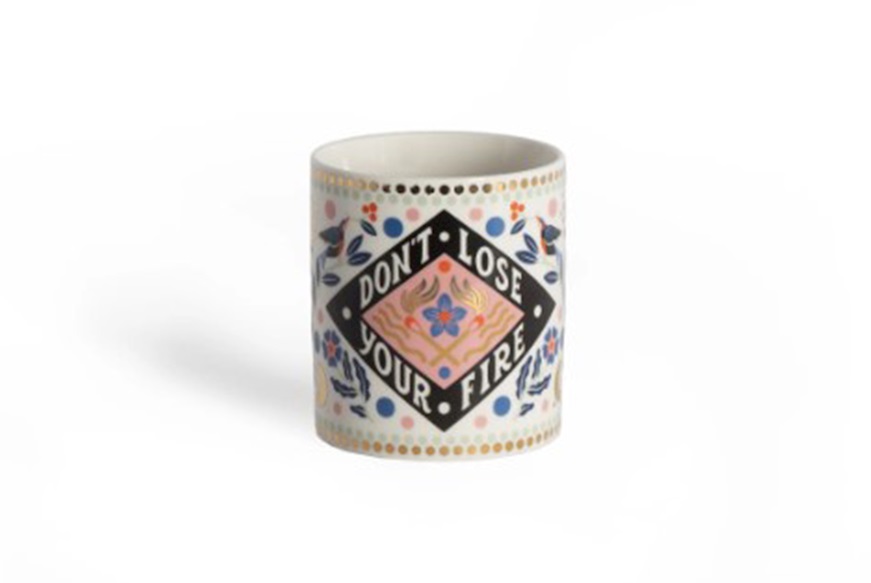 Mug The Love Party porcelain Don't Lose your Fire Bitossi home