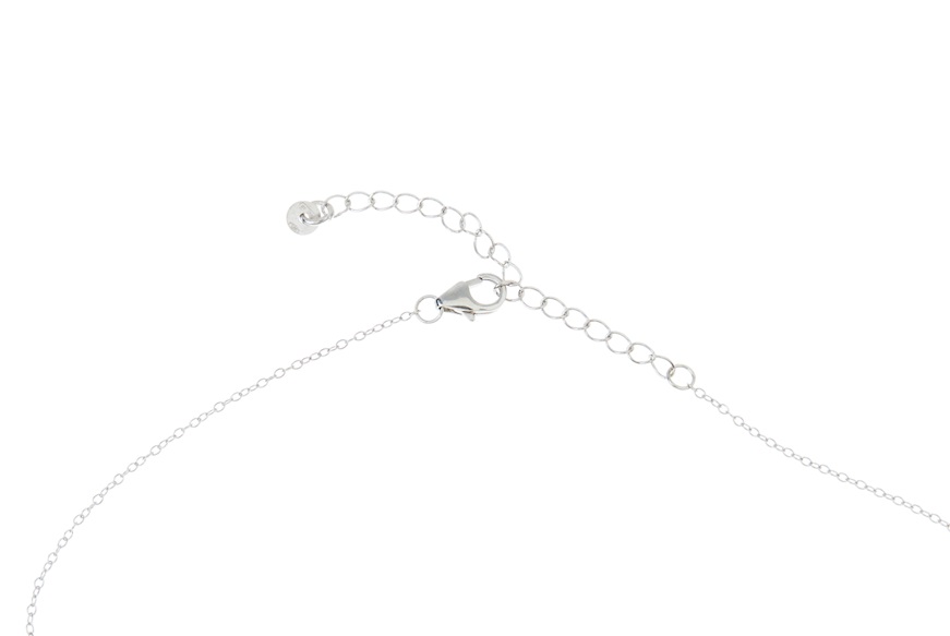 Collana argento con fiocco di neve in zirconi Selezione Zanolli