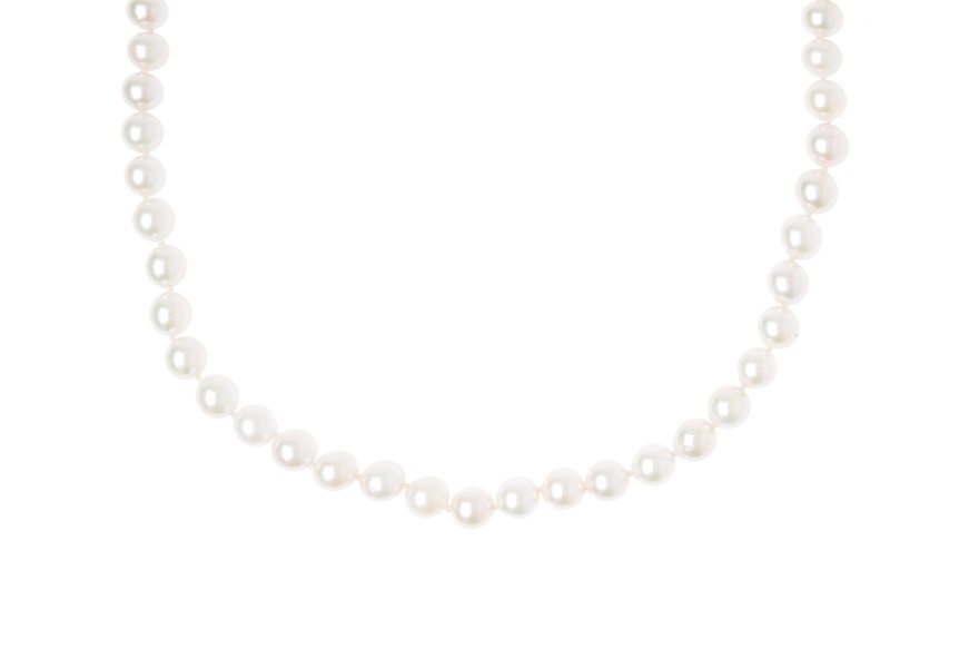 Necklace gold 750‰ and Akoya pearls Selezione Zanolli