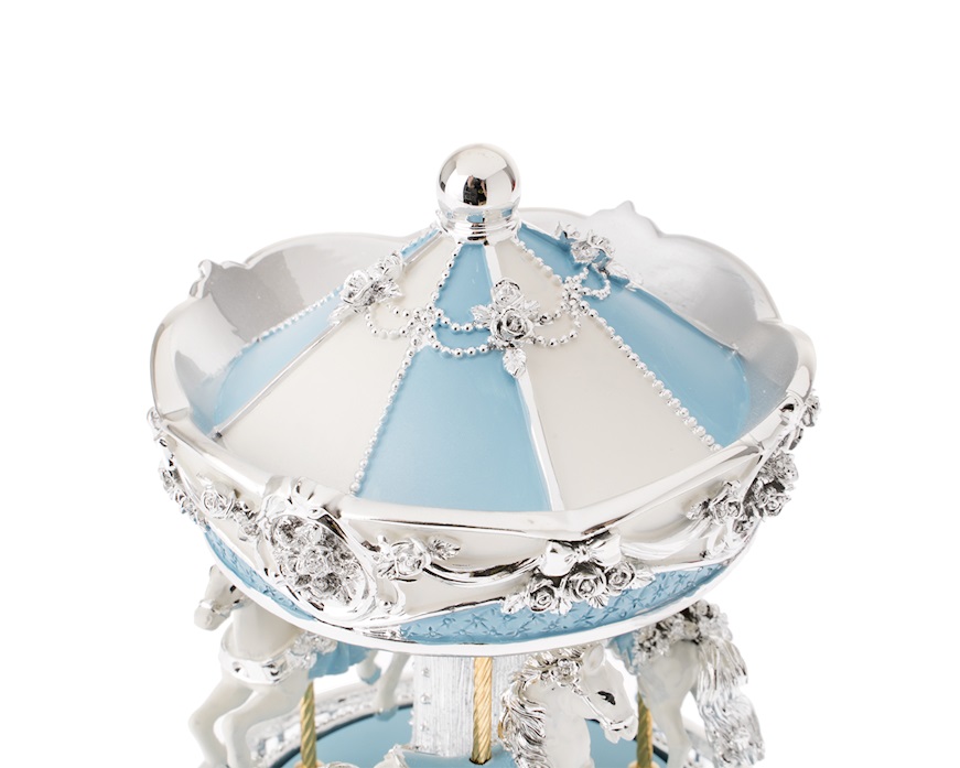 Carillon Giostra dei cavalli celeste Selezione Zanolli