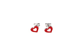 Orecchini bimba Cuori argento Selezione Zanolli