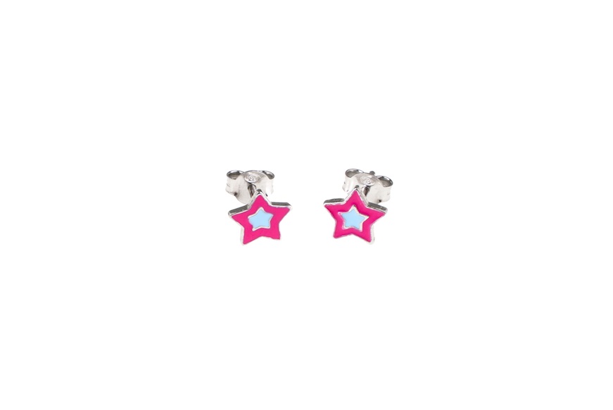 Girl earrings Stars silver Selezione Zanolli