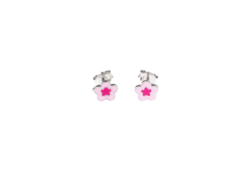 Girl earrings Flowers silver Selezione Zanolli