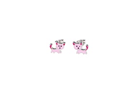 Girl earrings Cats silver Selezione Zanolli