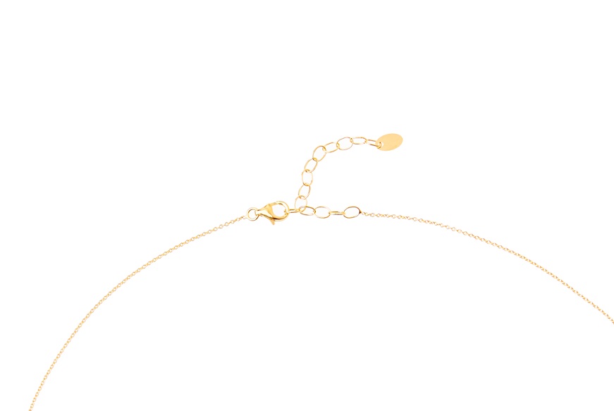 Collana argento dorato con ciondolo di malachite Selezione Zanolli