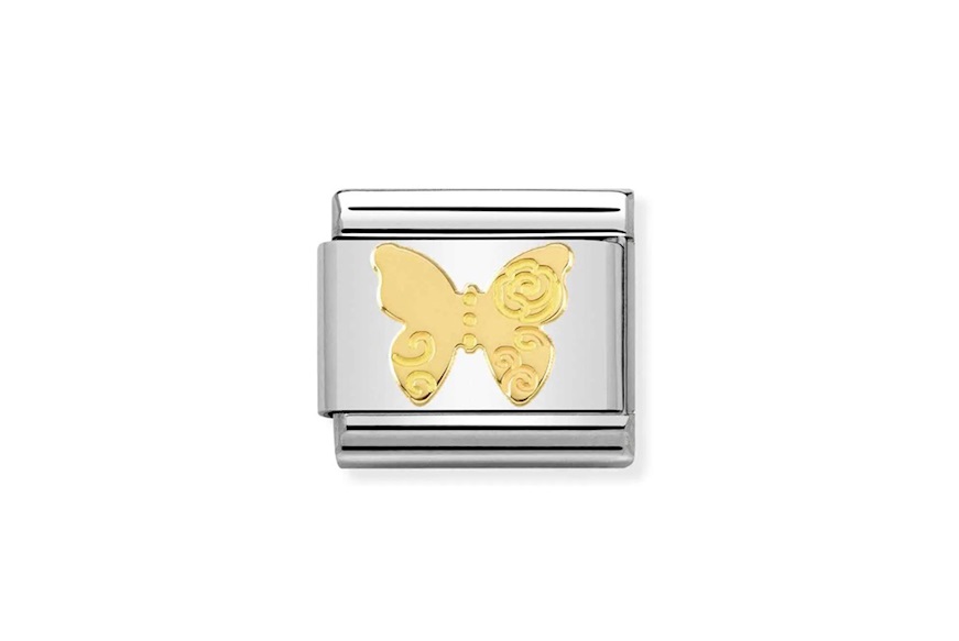Farfalla Composable acciaio e oro Nomination