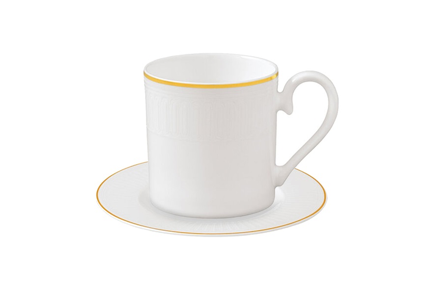 Tazza espresso Chateau Septfontaines porcellana con piattino Villeroy & Boch