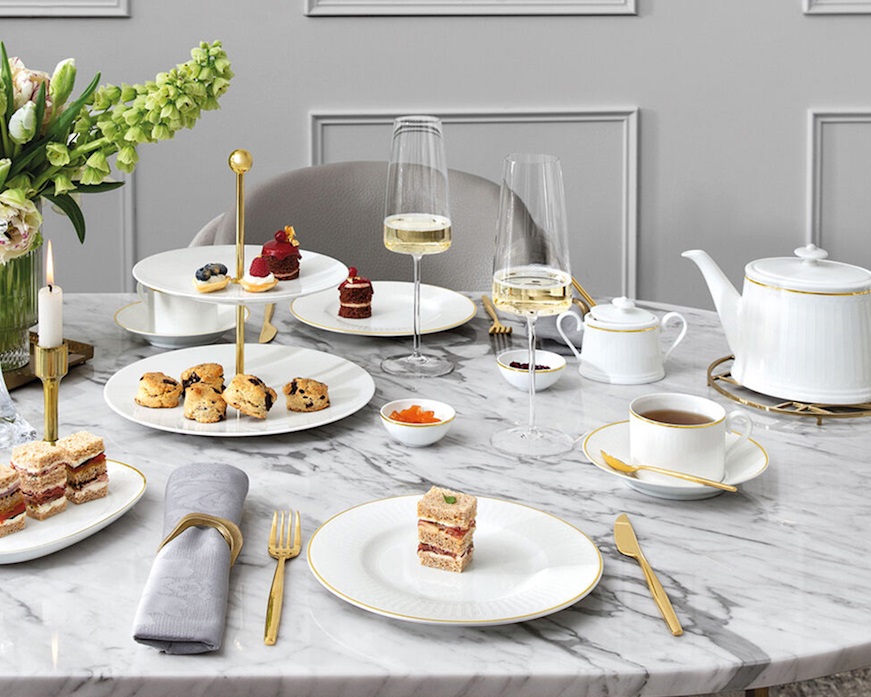 Tazza espresso Chateau Septfontaines porcellana con piatto Villeroy & Boch