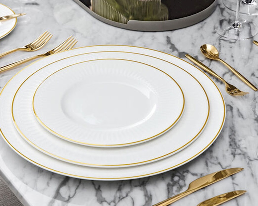 Piatto colazione Chateau Septfontaines porcellana Villeroy & Boch