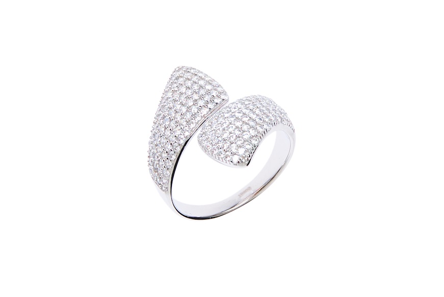Anello Luce argento con cubic zirconia Sovrani