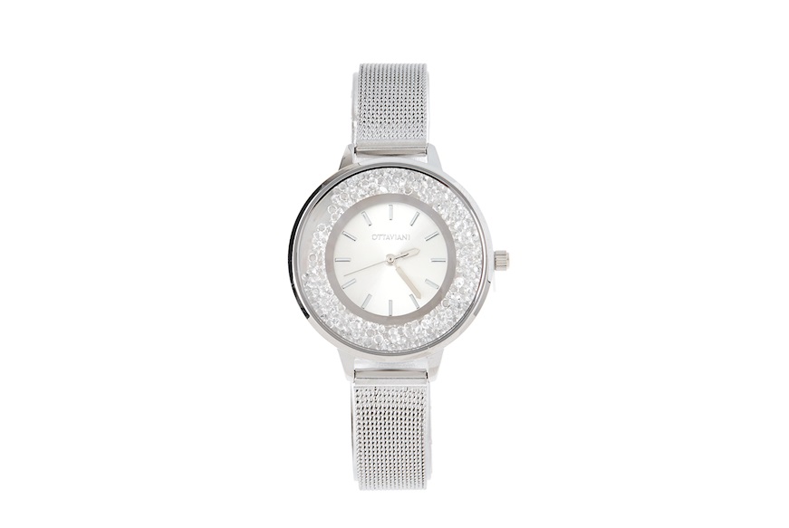 Watch steel with rhinestones Ottaviani