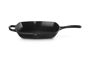 Bistecchiera quadrata Skillet Evolution ghisa nera Le Creuset