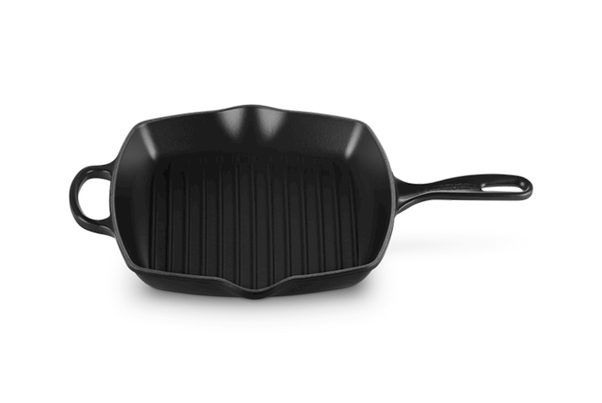 Bistecchiera quadrata Skillet Evolution ghisa nero matt Le Creuset