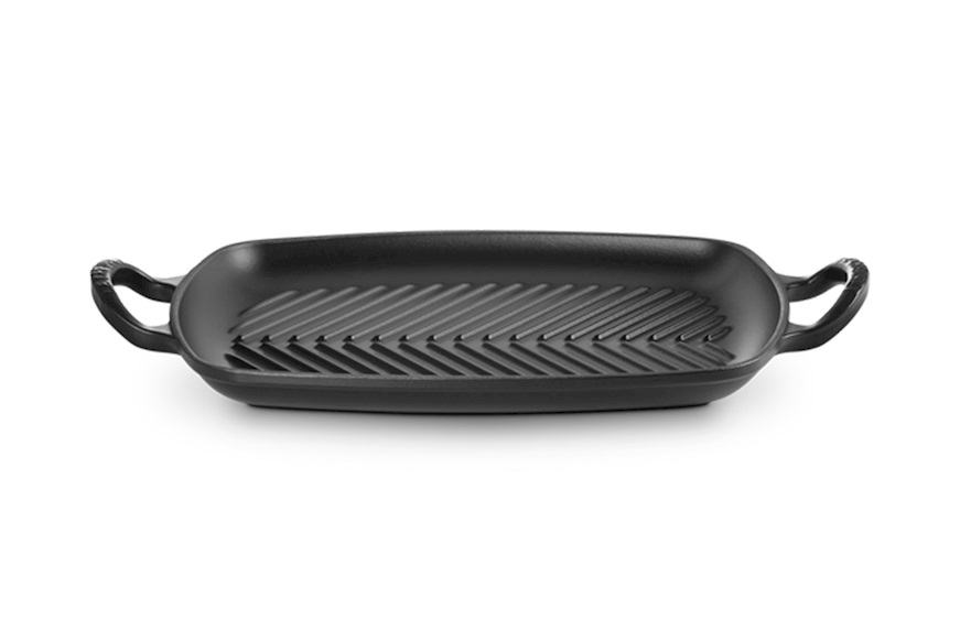 Rectangular grill Evolution cast iron black Le Creuset