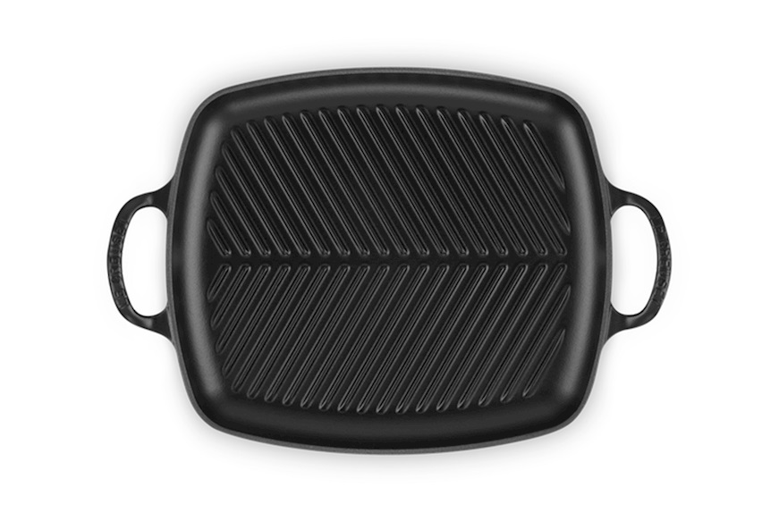 Rectangular grill Evolution cast iron black Le Creuset