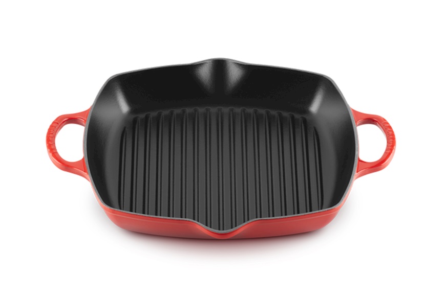 Square grill Evolution cast iron cerise Le Creuset