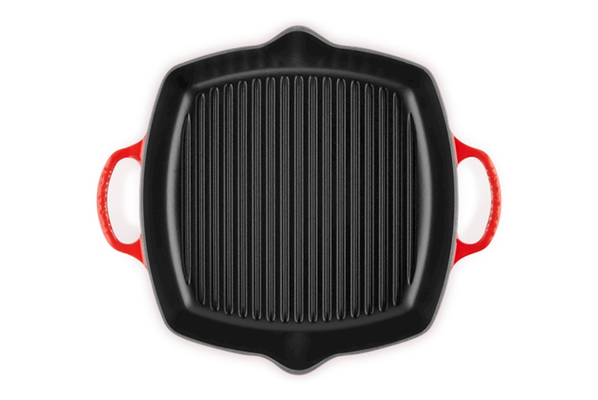 Square grill Evolution cast iron cerise Le Creuset
