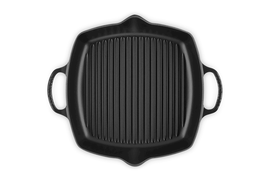 Grill quadrato Evolution ghisa nero matt Le Creuset