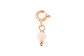 White Stone Charm silver rosè Sovrani