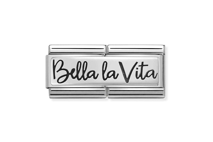 Bella la Vita Composable acciaio e argento Nomination