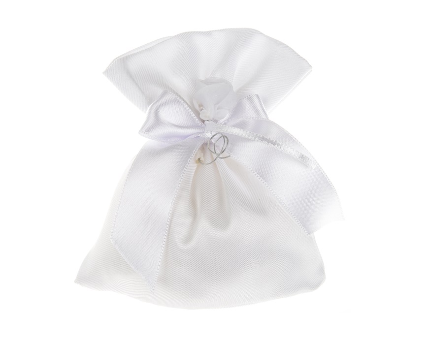 Bomboniera Spiga argento con sacchetto portaconfetti Selezione Zanolli