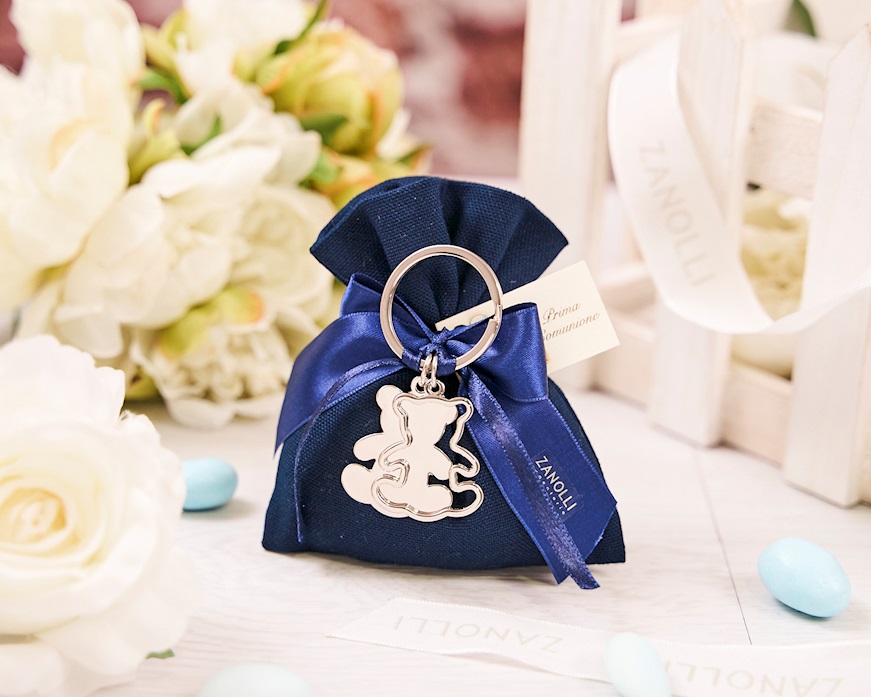 Portachiavi Per Madrina Con Ciondolo In Acciaio Inox – Regalo Per Battesimo, Compleanno, Festa Della Mamma