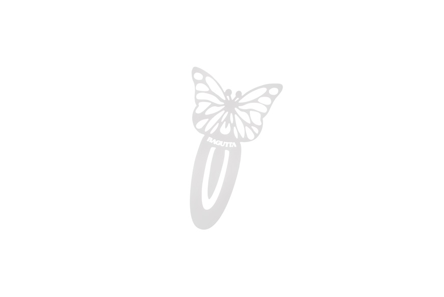 Bookmark Butterfly silver plated with sugared almonds Selezione Zanolli