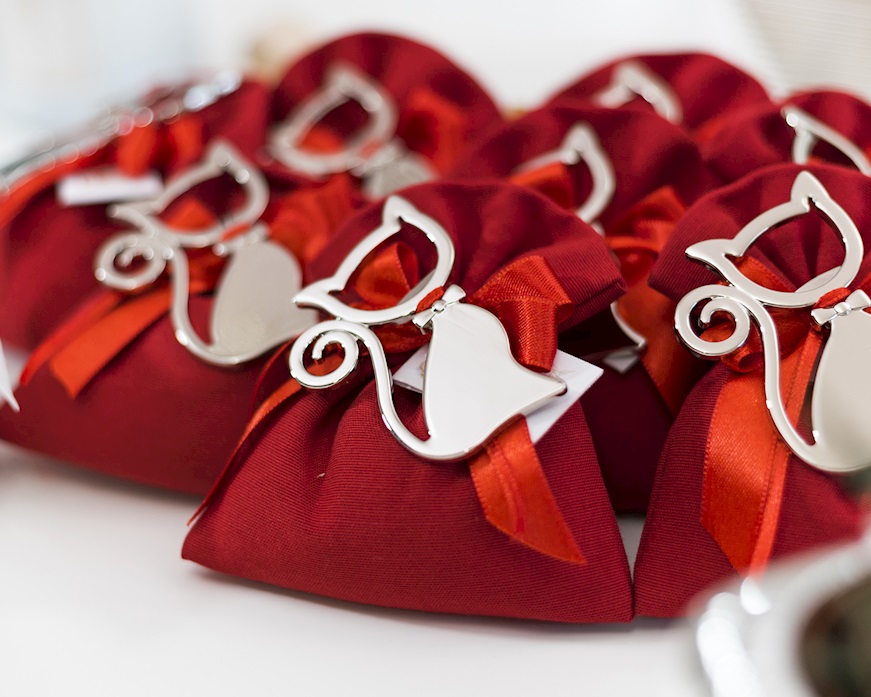 Apribottiglie magnetico Gatto con sacchetto portaconfetti Selezione Zanolli