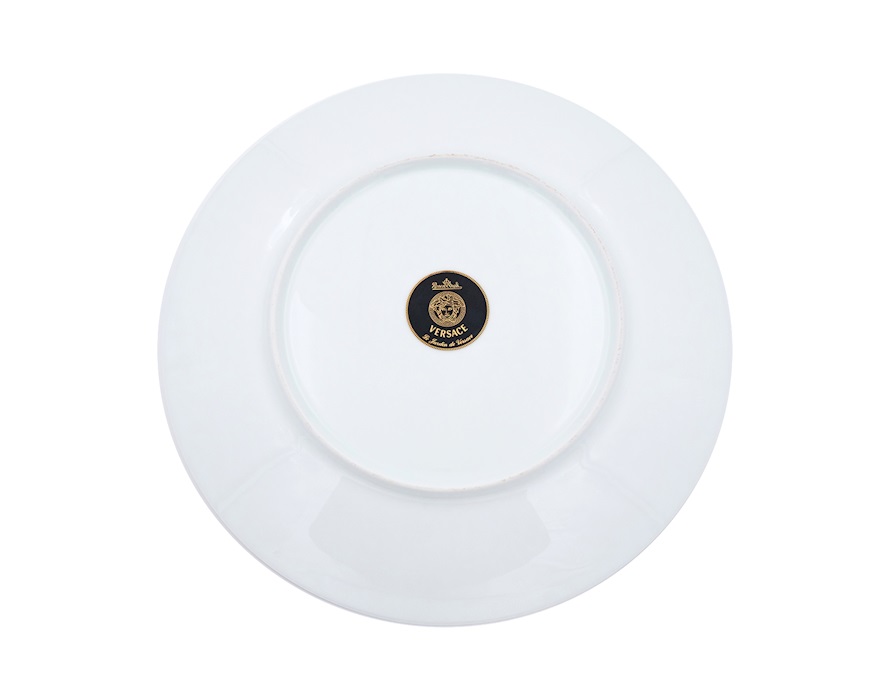 Piatto frutta Le Jardin porcellana Versace