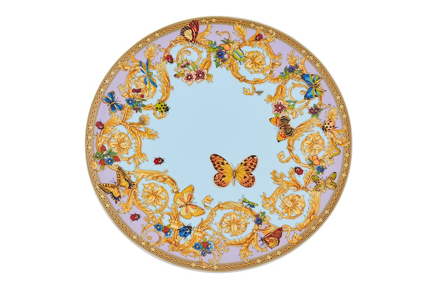 Charger plate Le Jardin porcelain Versace