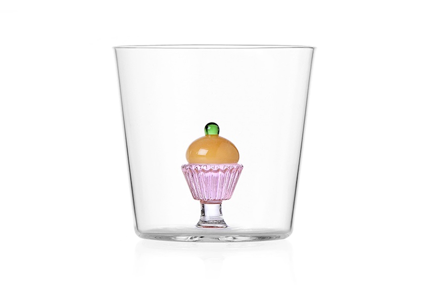 Bicchiere tumbler Sweet and Candy Pasticcino Ambra Ichendorf