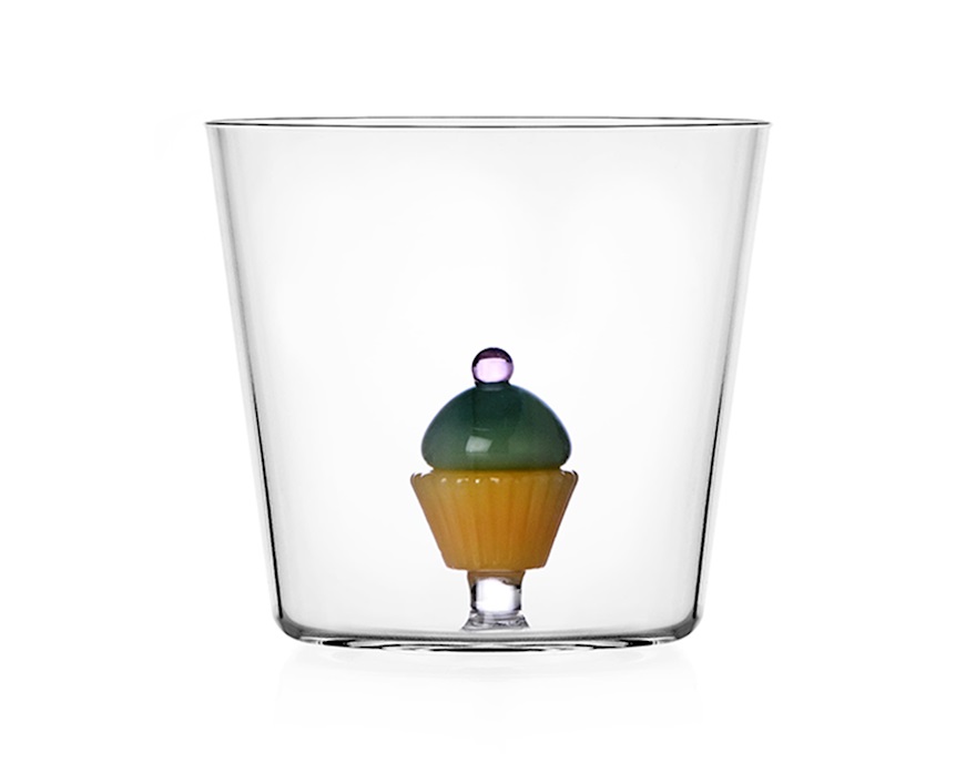 Idea regalo Natale Bicchiere tumbler pasticcino verde opaco Sweet and Candy Ichendorf