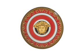 Plate Medusa porcelain Versace