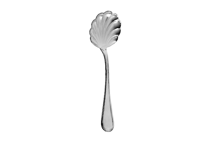 Shell cheese spoon silver in English style Selezione Zanolli