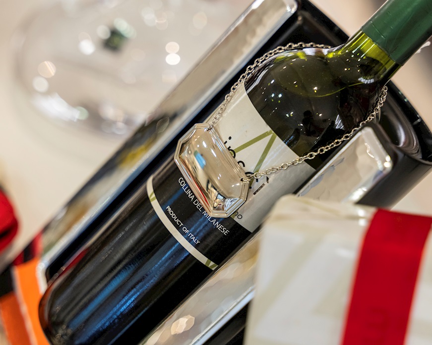 Tag decanter con catenella Selezione Zanolli