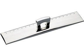 Righello Jumbo silver plated 18 cm Selezione Zanolli